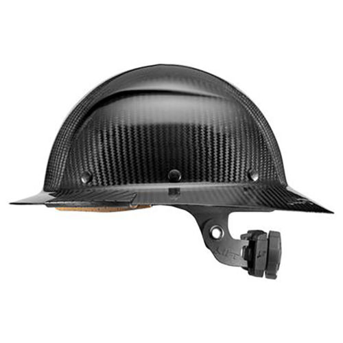 LIFT Safety DAX Carbon Fiber Full Brim Hard Hat (HDC-15KG) - Black (Gloss)