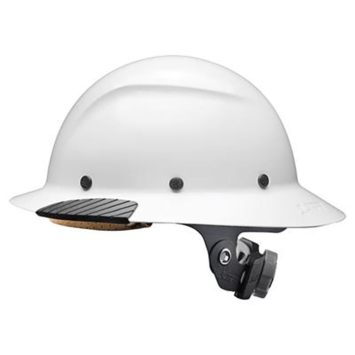 LIFT Safety DAX Full Brim Fiber Reinforced Resin Hard Hat (HDF-15WG) - White